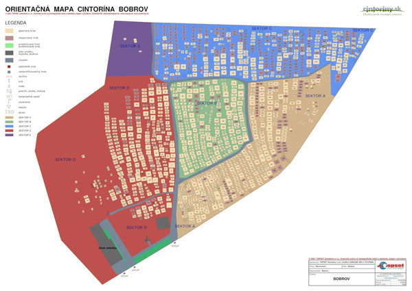 Orientačná mapa Bobrov