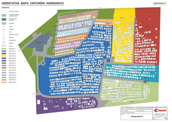 Orientačná mapa Hurbanovo