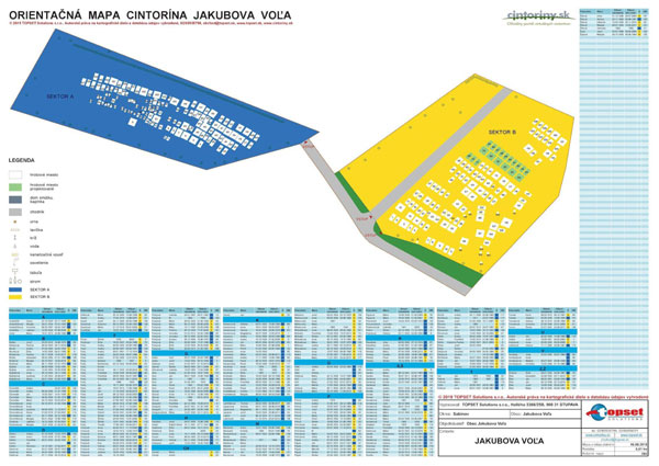 Full size map Jakubova Voľa