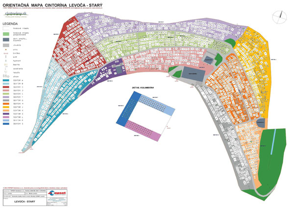 Orientačná mapa Levoča