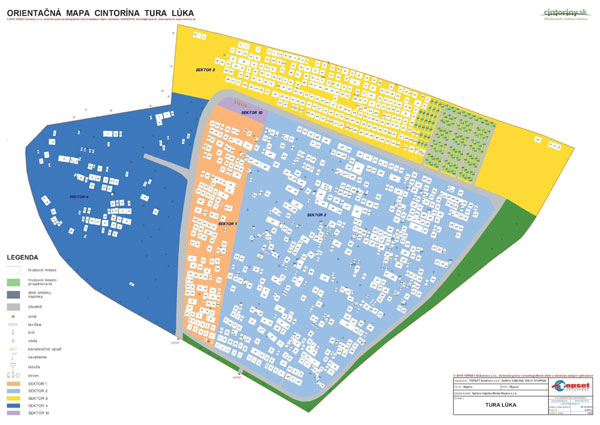 Orientační mapa Myjava