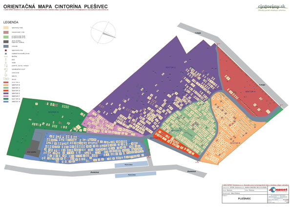 Orientačná mapa Plešivec