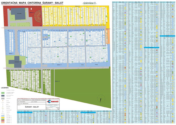 Full size map Šurany