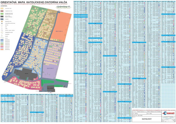 Full size map Valča