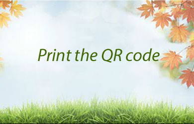 Print QR Code Grave